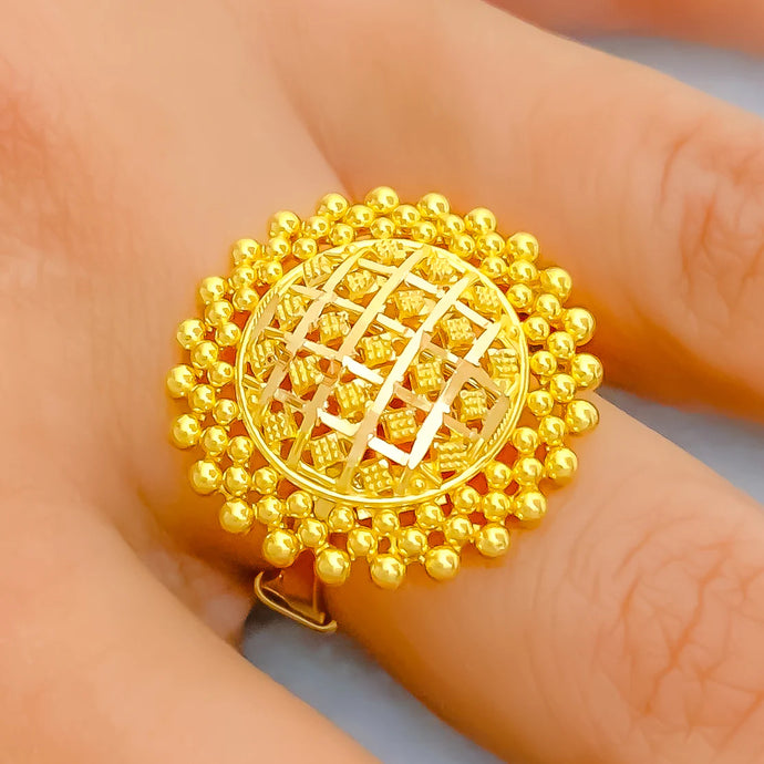 22k Indian Statement Rings - Small | 4-6g